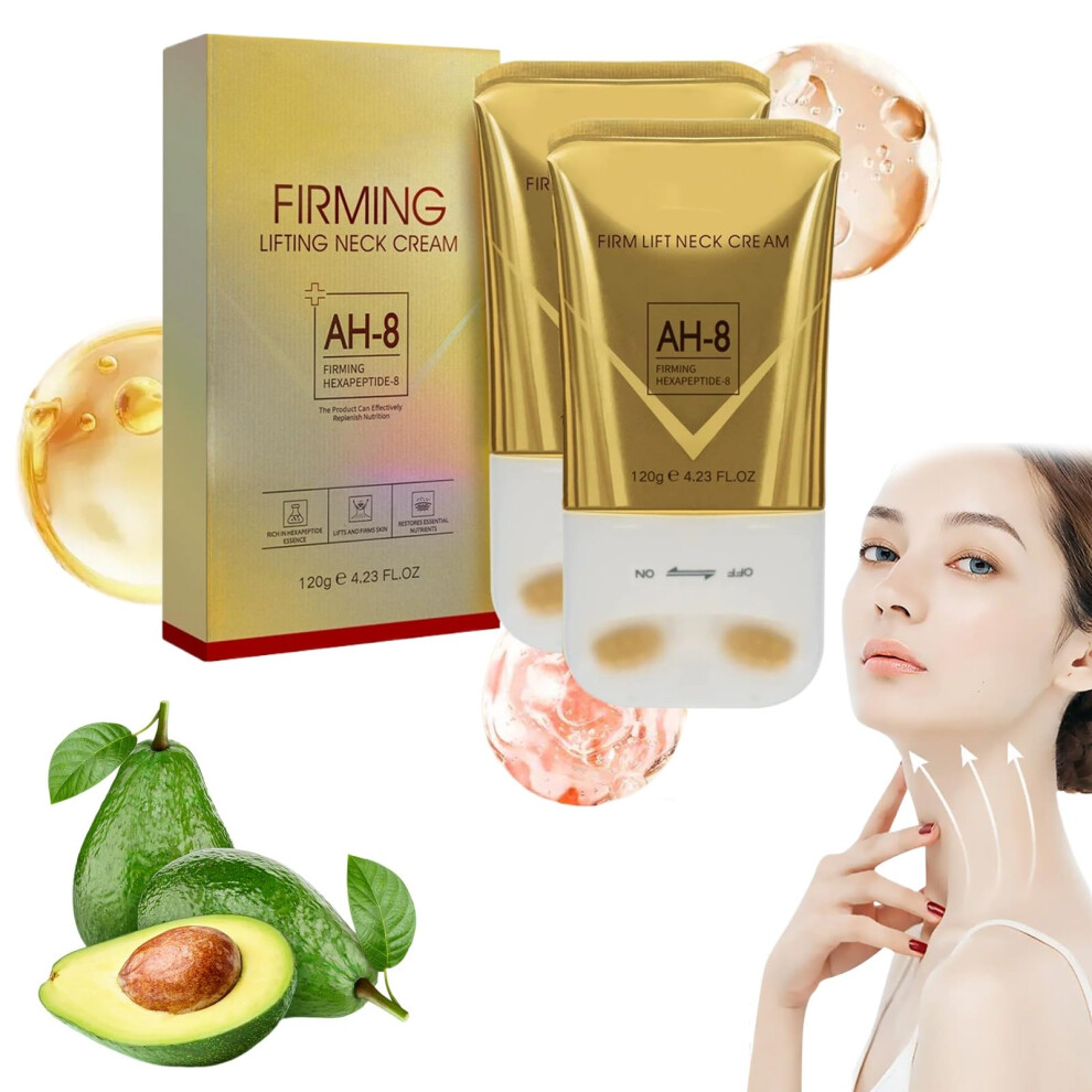 Cream Neck Firming For Sagging Skin And Jawline Definition, Anti Aging Moisturizing Set 2Pcs