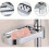 2pcs No Drilling Shower Shelf, ABS Plastic Shower Soap Dish, Display 2