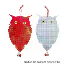 (Style A 1pc) 1~5PCS Owl Bird Repellents Control Scare Device Laser Reflective Fake Owl Scares Bird Pigeons Woodpecker Repellent Garden