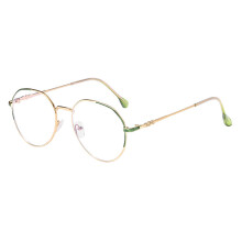 Lunettes rétro rondes pour femmes et hommes, verres anti-lumière bleue avec charnières à ressort pour une protection optimale des écrans