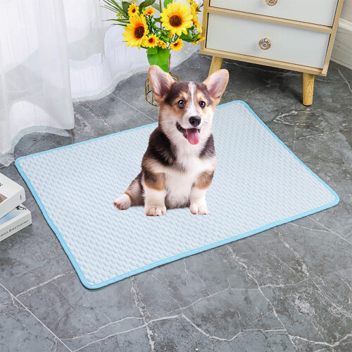 Ψυκτικό μαξιλάρι άνεσης για κατοικίδια, αναπνεύσιμη ίνα ψύξης, αυτοψυκτικό 2