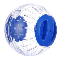 Hamster-Spielball, Kristallkugel für Hamster, hochwertiger, umweltfreundlicher Kunststoff, atmungsaktiv und sicher, mit praktischem