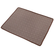 Compagnon de confort pour animaux de compagnie, tapis rafraîchissant auto-rafraîchissant en soie glacée, fibres haute technologie non irritantes