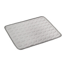 Tapis rafraîchissant pour animaux de compagnie, coussin de couchage pour chien en fibre de soie glacée respirante pour l'été, couverture