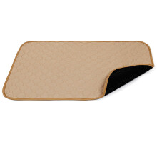 Reusable Cat Mat, Washable Quick Absorbent Non-Slip Mat Grip For Litter Areas, Under Bowls & Pet Beds (XL, Coffee)