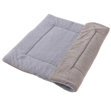 Tapis de couchage luxueux en peluche pour animaux de compagnie, design réversible pour une utilisation polyvalente dans les cages pour chiens, les