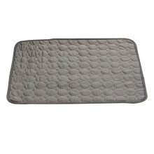 Tapis rafraîchissant pour chien, en fibre hydrophile, idéal pour l'été. Coussin respirant pour cage de transport. Facile à nettoyer.