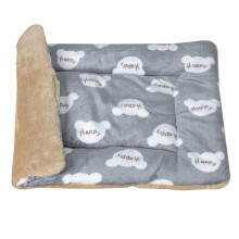 Huisdiercomfortmat, zachte honden- en kattenmat, perfect voor binnen- en buitengebruik, wasbaar kussen met uniek patroon en koraalfluwelen zijkant,