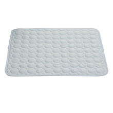 Matelas en gel auto-rafraîchissant pour animaux de compagnie, lit rafraîchissant pour chien avec coussin en soie glacée offrant une utilisation