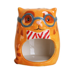 Pet Retreat, Safe Harbor Ceramic Hideout Offers Chew Proof Shelter, High Quality Wood Adds To Decorative Element In Home Cage, Flexible Structure With