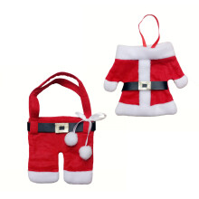 Pochettes à ustensiles de noël, 2 pièces, sacs de vaisselle,