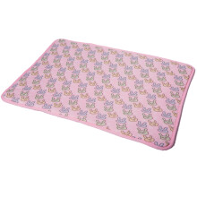 Hondendekens, zachte, pluizige wollen slaapmatten met bottenprint voor honden en katten, draagbaar en multifunctioneel voor binnen- en