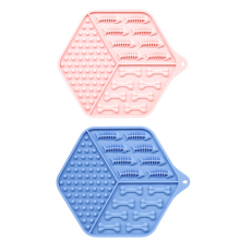 Tapis à lécher pour chiens et chats, mangeurs lents, coussinet d'amélioration de la digestion avec soulagement de l'anxiété pour une hygiène