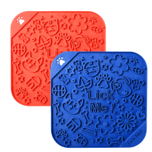 Podložka na olizování domácích mazlíčků, interaktivní puzzle pro pomalé krmení, úleva od úzkosti, mentální stimulace, silikon