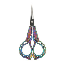 Durable Stainless Steel Blades In Vintage Bronze, Sharp Detail Scissors With Ergonomic Handle Design Multi Purpose Small Sewing Tools Ideal For Embroi