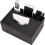 Tissue Box PU Leather Rectangular Tissue Dispenser with 3 Compartments Desk Organizer for Remote Con 3