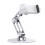 (Silver) Mobile Phone Flexible 360 Clip Mount Stand Holder Bracket Clamp Desk Bed Office 1