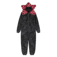(XL) Demogorgon Onesie Pajama Unisex Fleece Hooded Jumpsuit for Adults Teens Soft Comfortable Cosplay Costume