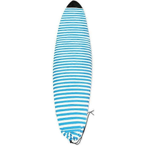 Surfboard Sock Cover with Padded Nose Protection, Quick-Drying Stretchy Bag, Drawstring Closure, Fits Standard Sizes 2