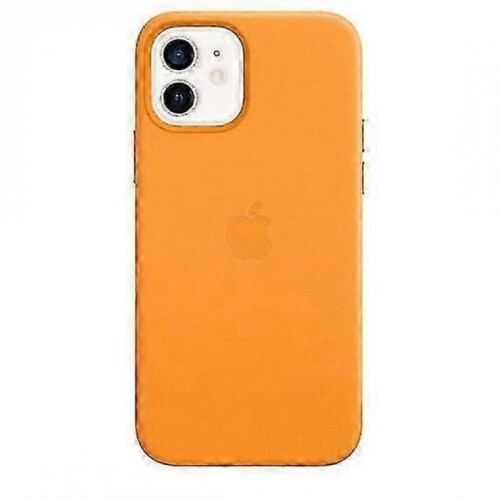 (California Poppy)Leather Phone Case For Iphone 12/12 Pro Leather Case With Magsafe 1