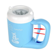 Protect Your Dog's Feet Automatic Dog Paw Cleaner, Rechargeable Portable Pet Washer with Soft Silicone Brush, Two Way Mode, Food Grade Material, Quick