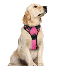 Arnés para perros innovador sin tirones, ajuste personalizable y asa de control que proporciona un control inigualable sobre su perro mediano,