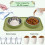 Pet Dining Elegance, Μπολ Τροφής για Γάτες με Επιθέματα Σιλικόνης, Αντιολισθητικός 4
