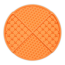 Silicone Slow Feeder Mat, Perfect for Dog and Cat Treats, Anxiety Relief Through Texture Design, Dishwasher Safe for Easy Maintenance