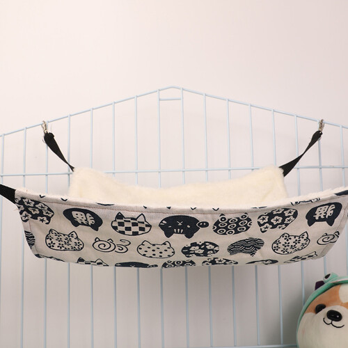 Polyester Masterpiece, Easy Assembly Cage Accessory Breathable Fabric For Indoor Cat Hammock 2