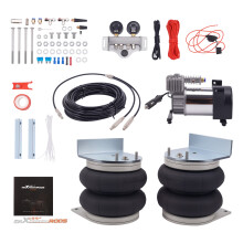 Air Suspension Kit W/ Compressor Dual Gauge for Renault Master 2010-2024 4000KG