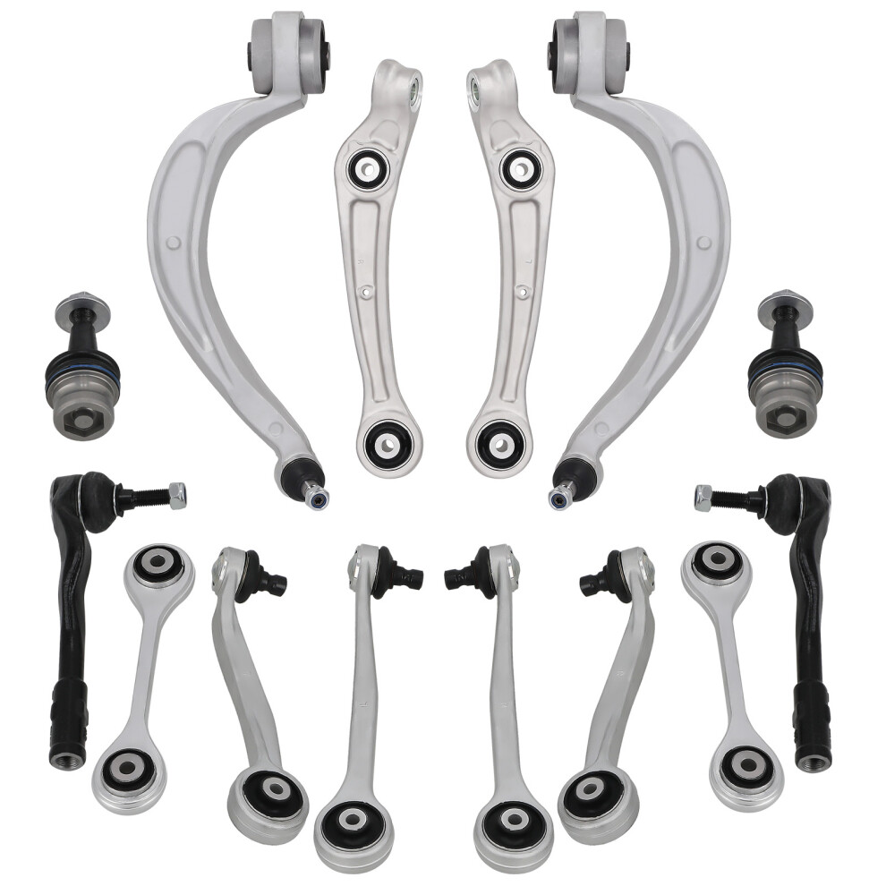14Pcs Front Upper Lower Suspension Wishbone Arms Links Kit Set For Audi A4 B8 Q5 6941689845152
