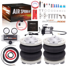 Air Suspension Kit W/ Dual Gauge Compressor for Peugeot Boxer 1994-2024 4000KG