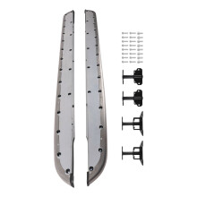 Aluminum Side Steps Running Board for Range Rover Velar F Pace 17+ Black Pair