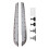 Aluminum Side Steps Running Board for Range Rover Velar F Pace 17+ Black Pair 1