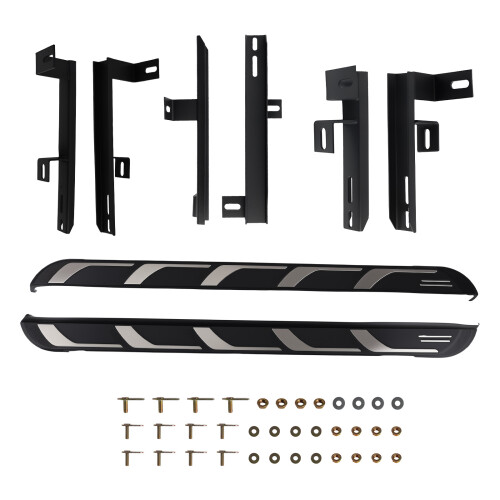 Nerf Bars Side Steps Running Board for AUDI Q5 S LINE 80A 2018-2023 Black 2