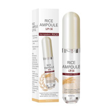Lip Care Kit with Hydrating Lip Oil and Gentle Rice Scrub, 2 in 1 Exfoliation for Dry Lips