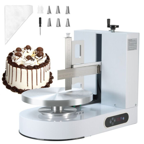 Máquina de congelar bolos - DUOKU - HBLSMMJ-0614 - 6–14 polegadas - Prato giratório de 35 cm - Espátula ajustável
