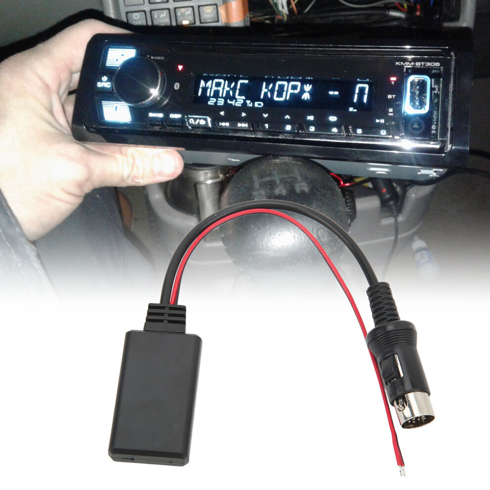 Car Audio Wireless Aux Adapter Bluetooth 5.0 For Kenwood 13Pin Port Clear Sound 9411380905365