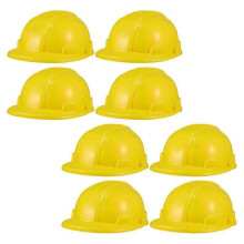 8pcs Yellow Safety Tool Caps for Children's Toy Engineering Set