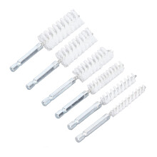 Vielseitiges 6-teiliges Drahtbürsten-Set mit 1/4 Zoll Hex-Schaft für Elektromaschinen