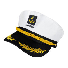 Hat Sailor Costume Accessory for Outdoor Cosplay, Lightweight Nautical Cap for Role Play and Photo Shoots