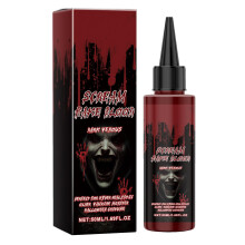 50ml Realistic Fake Blood for Halloween Costume Makeup, Washable Vampire Body Paint