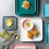Black Square Dinner Plates 6 Inch Set of 2 for Kitchen and Restaurant Use, Durable Ceramic Tableware 4