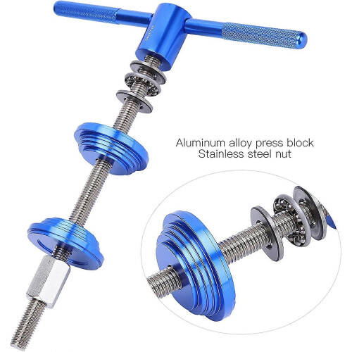 Bottom Bracket Press Tool for Mountain Bikes - BB Cup Installation Tool Compatible with 68/73mm Shell Sizes 1