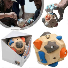 Handcrafted Boulders Block - Finger Strength Focus Ball for Rock Climbing, Grips Trainer for Outdoor Enthusiasts, Climbers, and Gift Ideas