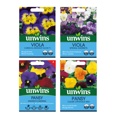 Unwins Unwins Winter Flowering Seed Bundle