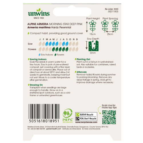 Unwins Unwins Alpine Perennial Seed Bundle 2