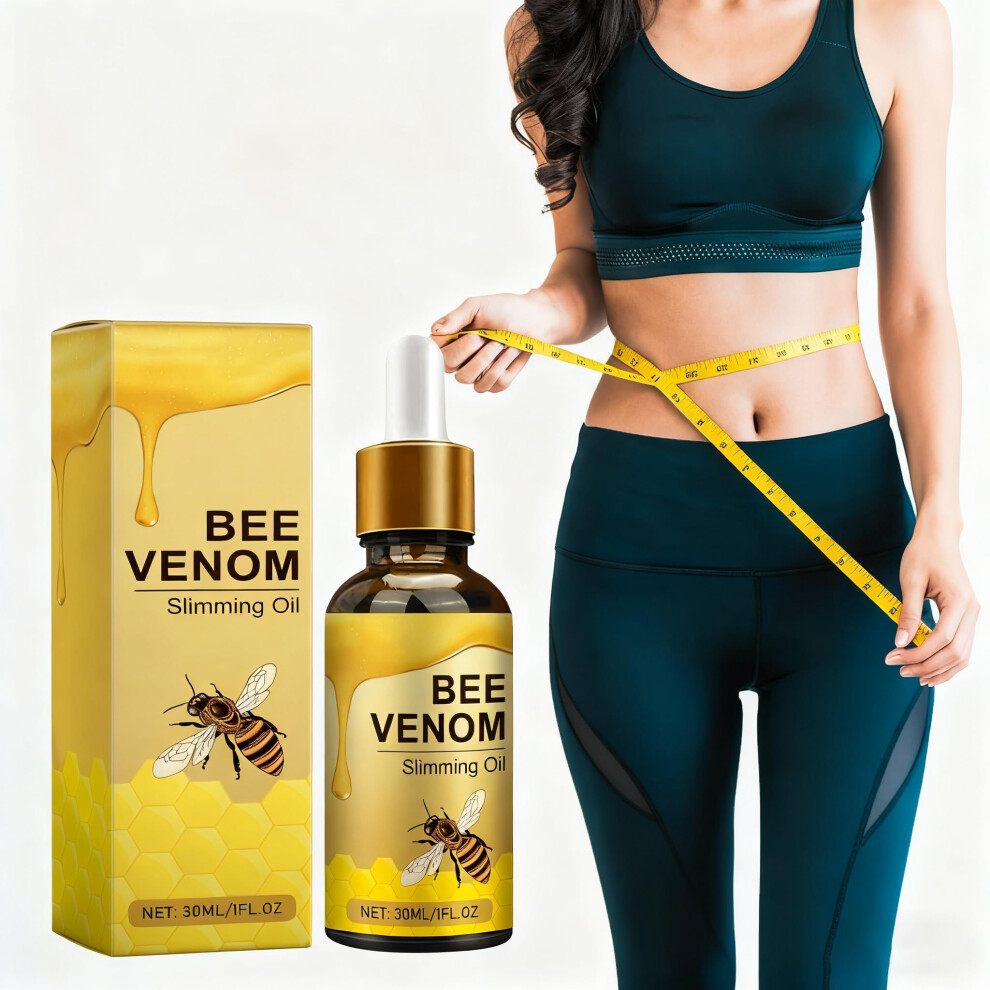 Bee Venom Skin Care Firming and AntiAging Body Oil with Collagen Boost, 1 fl oz/30 ml