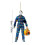 Ακρυλικό κρεμαστό στολίδι Horror Toys για διακόσμηση Halloween, επίπεδο κρεμαστό 4
