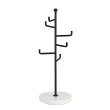 Soporte para joyas con forma de rama de árbol de mármol, soporte para exhibición de collares y relojes, accesorios para exhibición de joyas